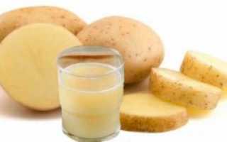 Картофельный сок при гастрите с повышенной кислотностью: способы употребления