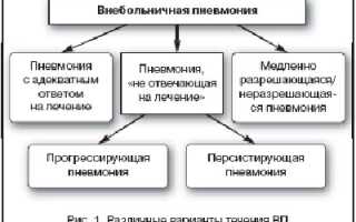 Как подбирается антибактериальная терапия для внебольничных пневмоний?